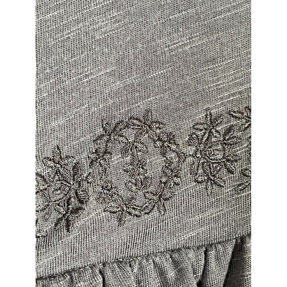 Torrid Floral Top 14 Green Peasant Embroidery Boho Western Neutral Feminine Chic - Picture 5 of 11